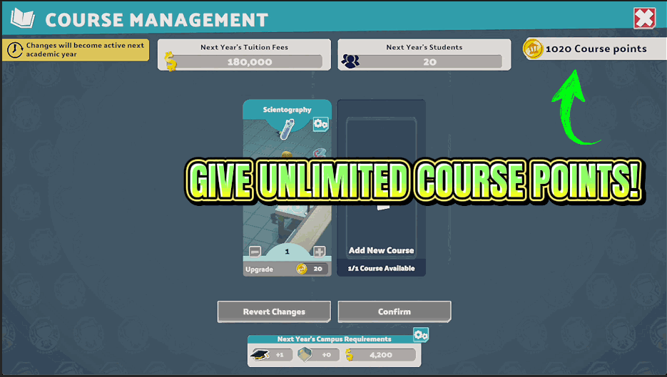 Two Point Campus — Course Credit